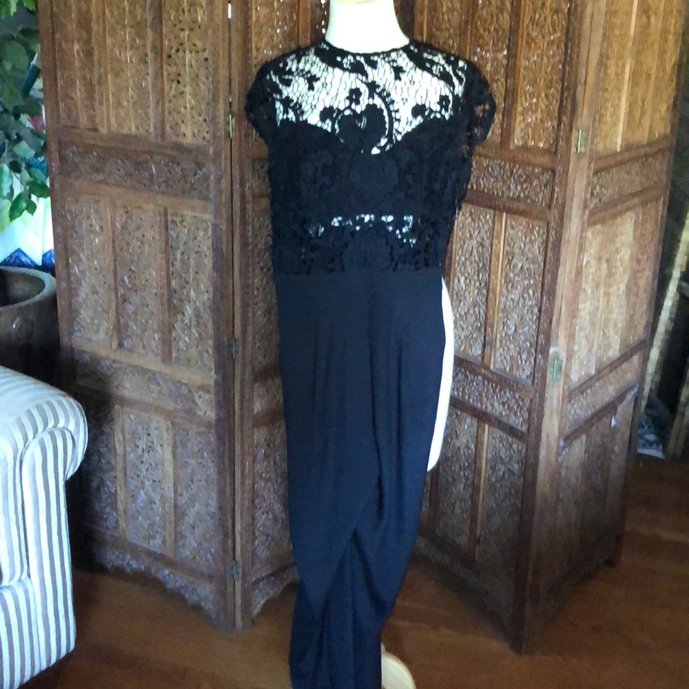 Bebe black jumpsuit